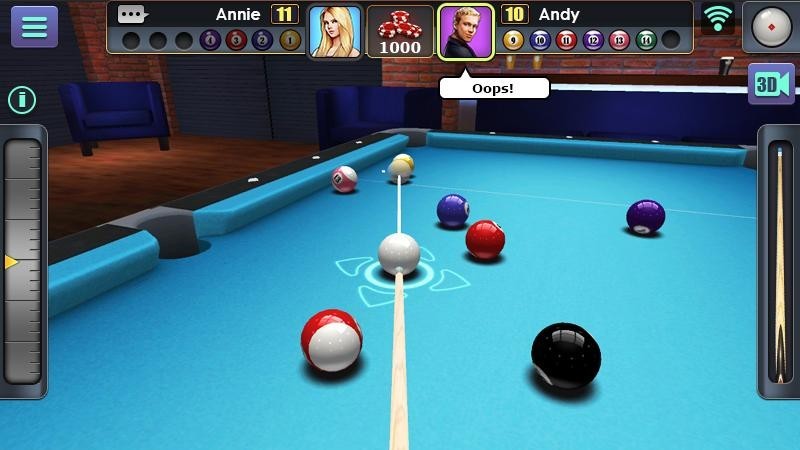 3D Pool Ball APK MOD imagen 1