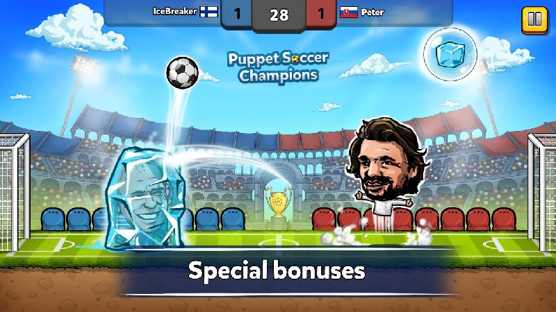 Puppet Soccer Champions APK MOD imagen 2