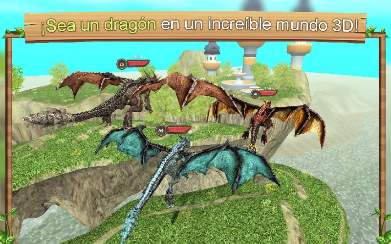 Simulador de Dragón Online APK MOD imagen 1