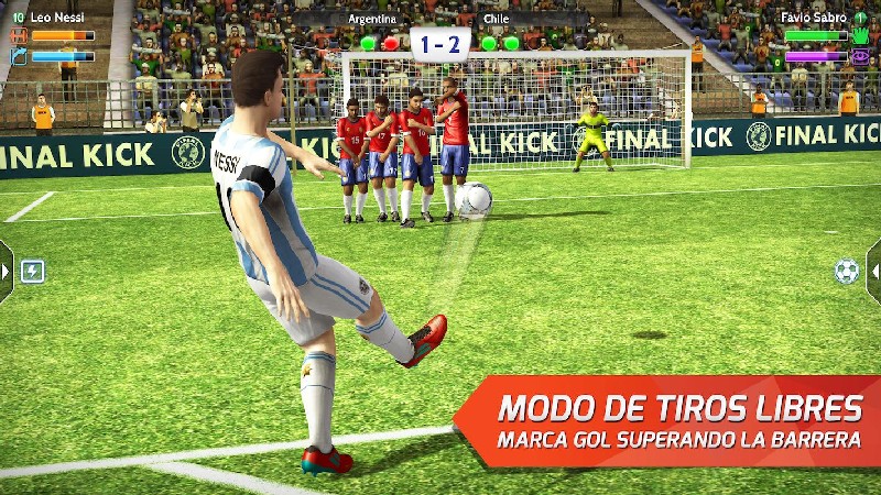 Final kick: Online football APK MOD imagen 2