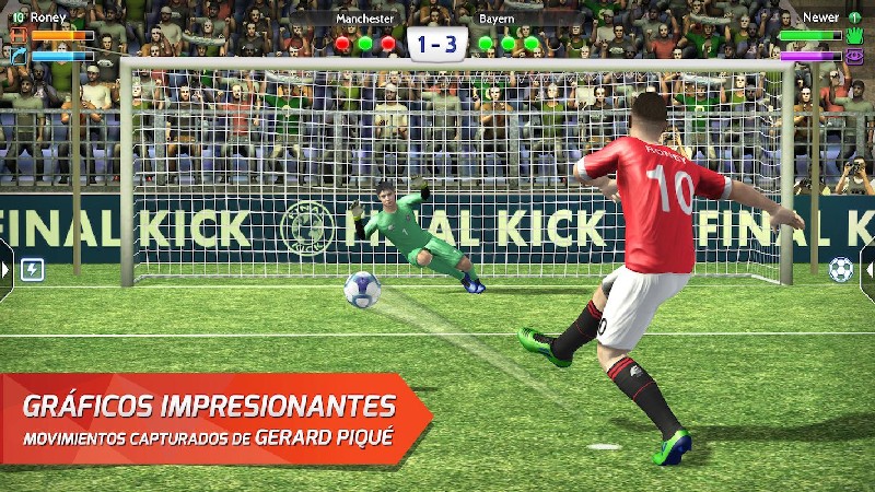 Final kick: Online football APK MOD imagen 3