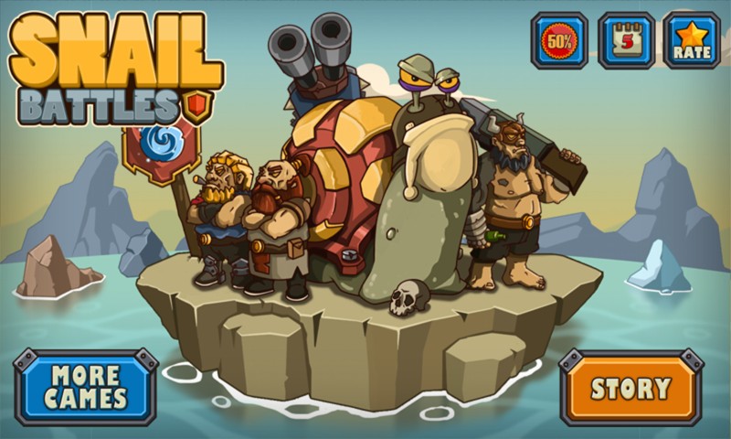 Snail Battles APK MOD imagen 1