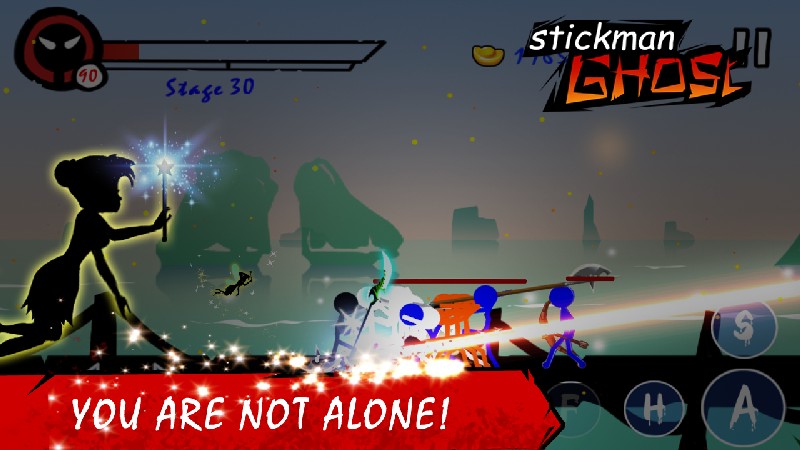 Stickman Ghost Ninja Warrior APK MOD imagen 3