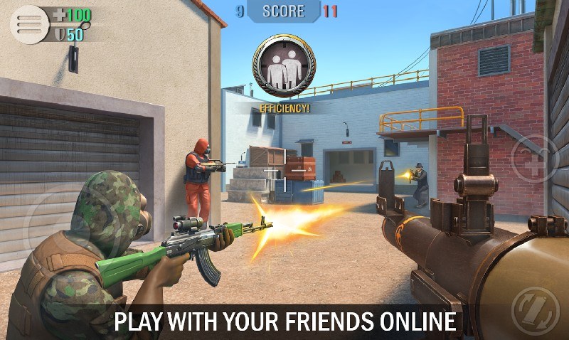 Crime Revolt - 3D Online Shooter APK MOD imagen 1