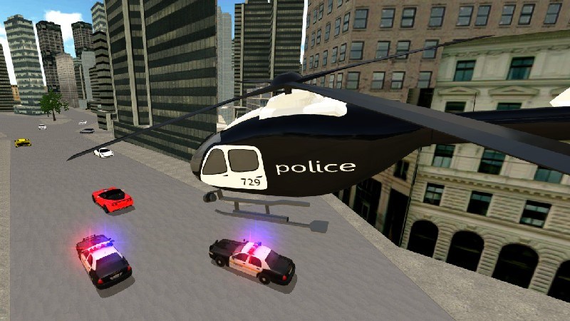 Police Helicopter Simulator APK MOD imagen 2