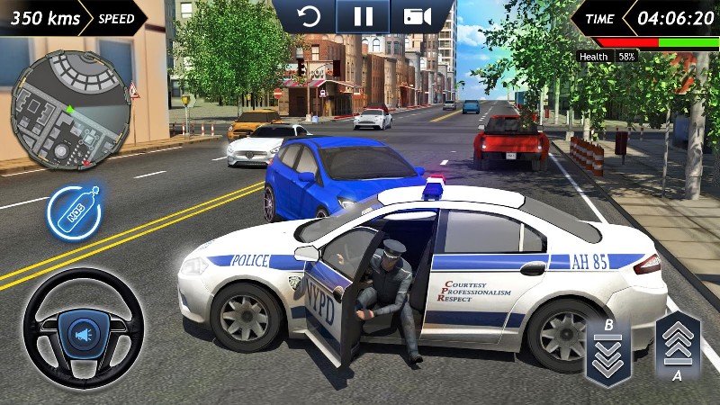 Crime City - Police Car Simulator APK MOD imagen 2