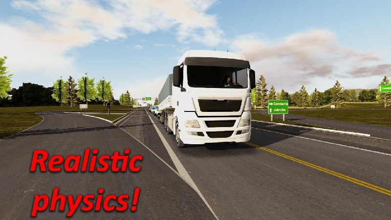 Heavy Truck Simulator APK MOD imagen 1