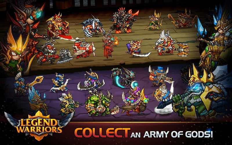 Legend Warriors Epic Heroes Battle APK MOD imagen 2