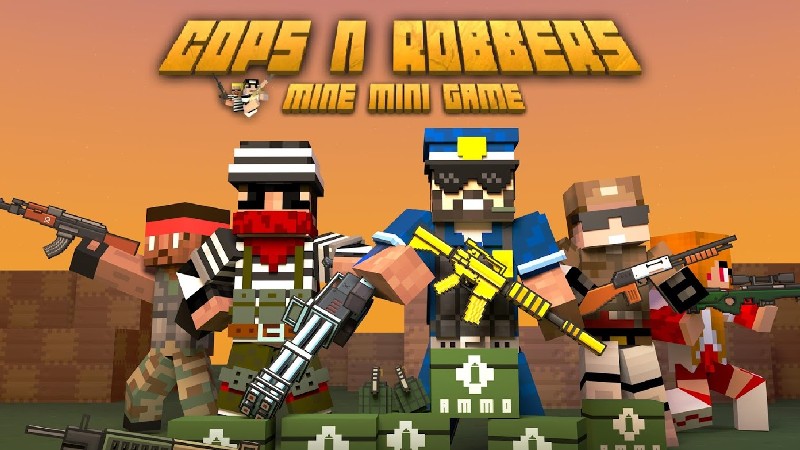 Cops N Robbers - FPS Mini Game APK MOD imagen 1