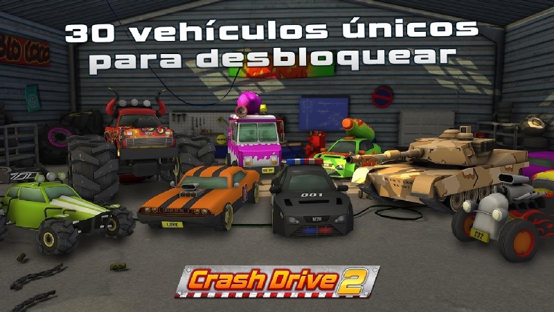 Crash Drive 2 APK MOD imagen 1
