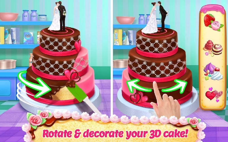 Real Cake Maker 3D - Bake, Design & Decorate APK MOD imagen 1