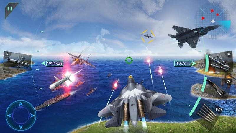 Sky Fighters 3D APK MOD imagen 1