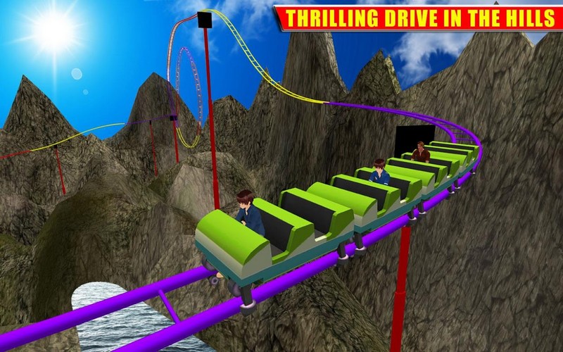 Amazing Roller Coaster HD 2018 APK MOD imagen 2