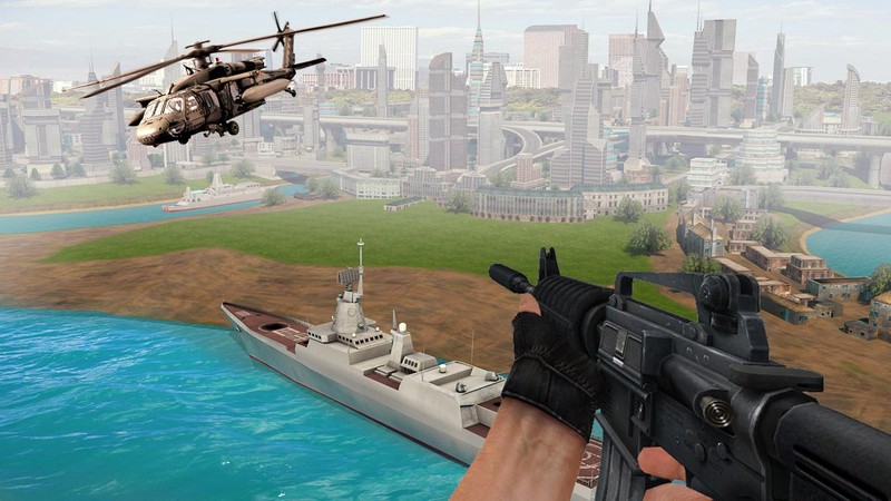 Air Force Shooter 3D - Helicopter Games APK MOD imagen 1