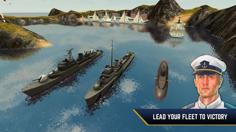 Enemy Waters Submarine and Warship battles APK MOD imagen 1