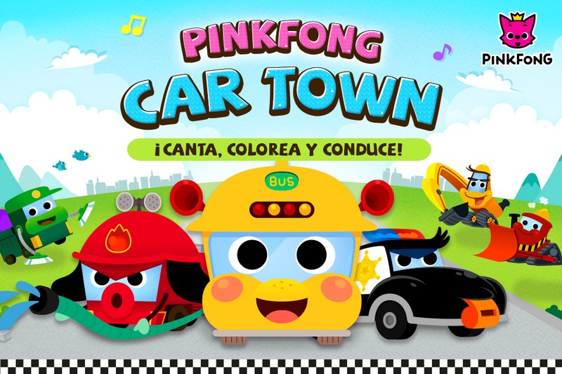 PINKFONG Car Town APK MOD imagen 1