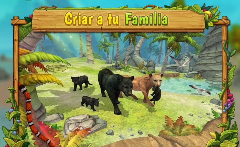 Panther Family Sim APK MOD imagen 1