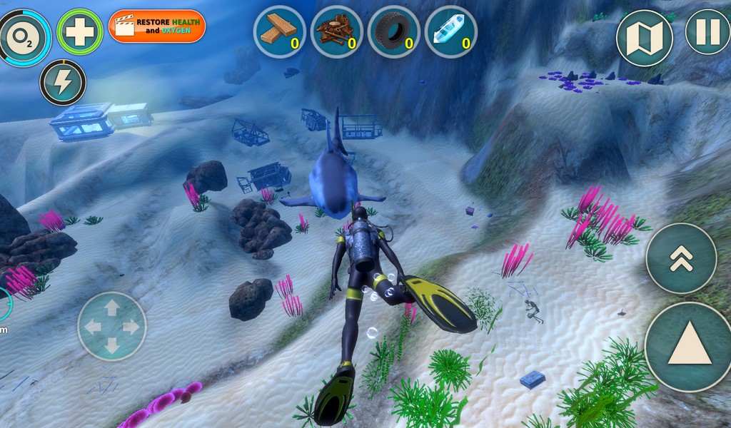 Underwater Survival Sim 2 APK MOD imagen 1