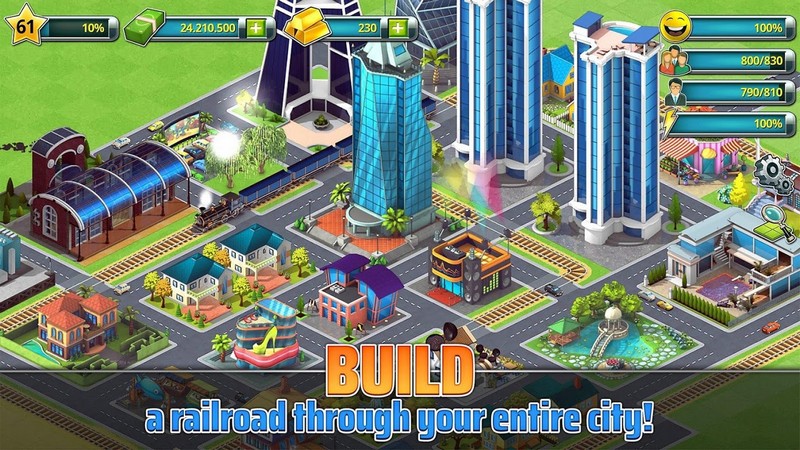 Town Building Games Tropic City Construction Game APK MOD imagen 3