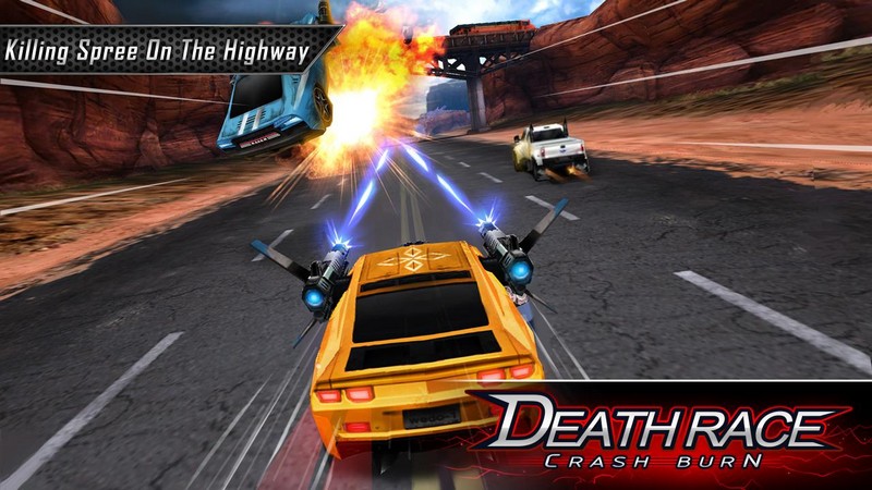 Death Race Crash Burn APK MOD imagen 1