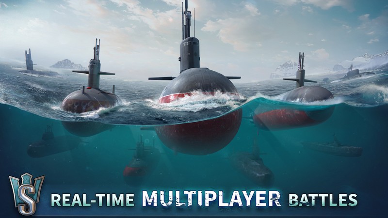 WORLD of SUBMARINES Navy Shooter 3D Wargame APK MOD imagen 1