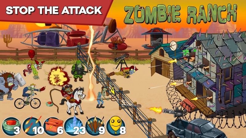 Zombie Ranch - Battle with the zombie APK MOD imagen 3