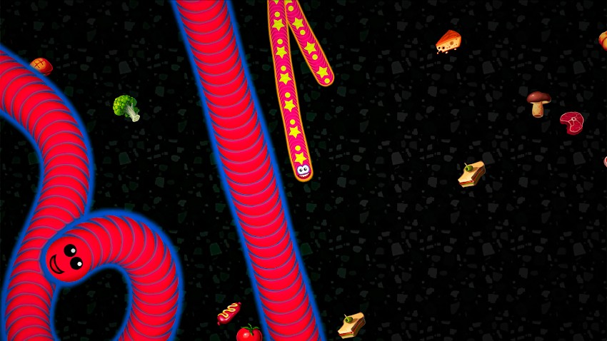 WormsZone.io – Voracious Snake APK MOD Imagen 3