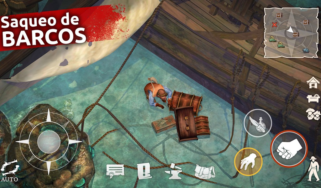 Mutiny Pirate Survival RPG APK MOD imagen 2