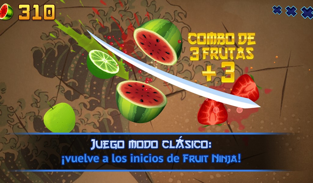 Fruit Ninja Classic APK MOD imagen 1