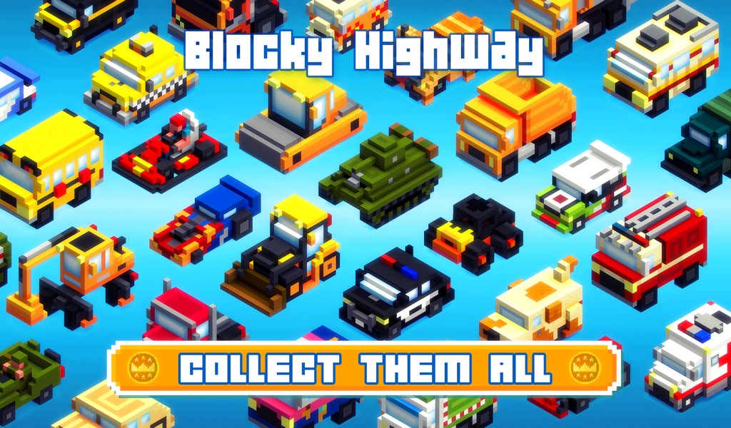 Blocky Highway MOD APK imagen 3