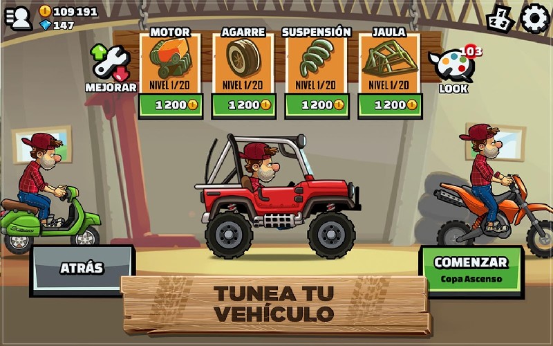 Hill Climb Racing 2 Monedas infinitas y Diamantes