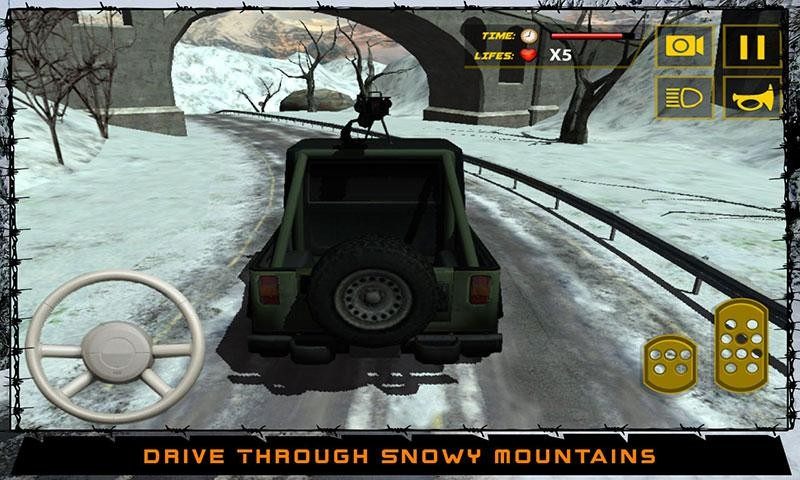 Army War Truck Driver Sim 3D imagen 1