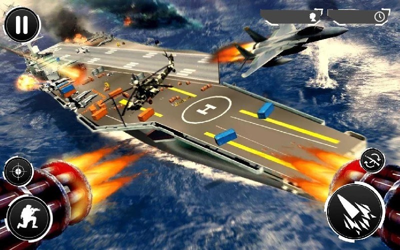 Navy Gunner Shoot War 3D APK MOD imagen 2