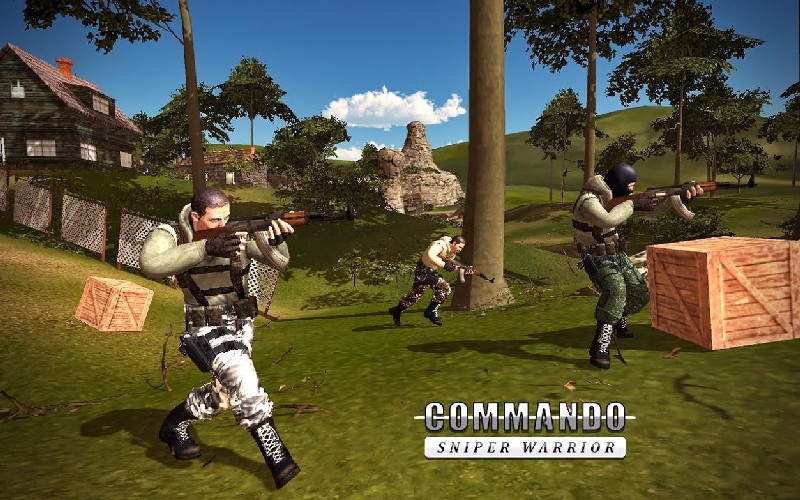 Sniper Ghost Commando Warrior - Jungle Survival APK MOD imagen 4