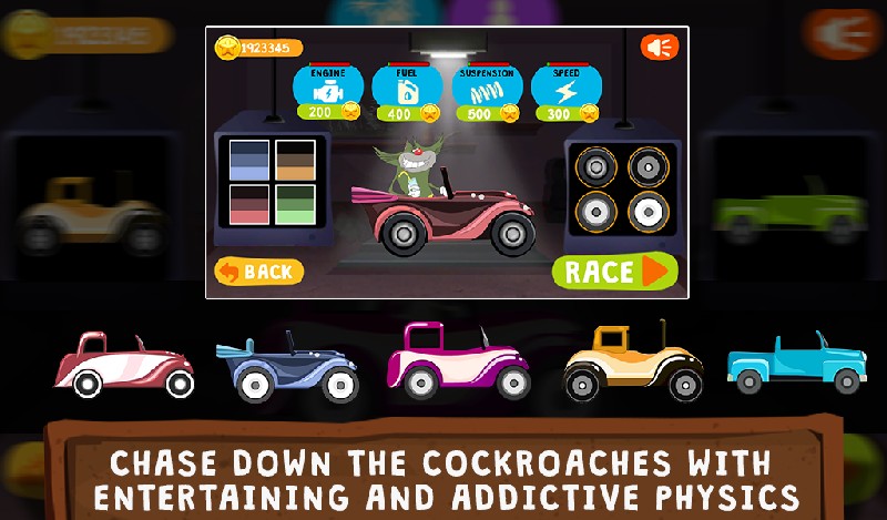 Oggy Go - World of Racing (The Official Game) APK MOD imagen 3