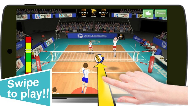 Volleyball Champions 3D APK MOD imagen 2