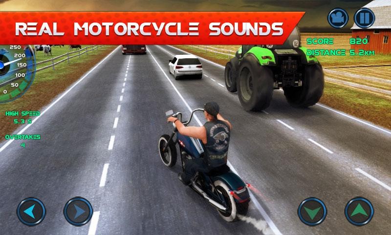 Moto Traffic Race APK MOD imagen 2