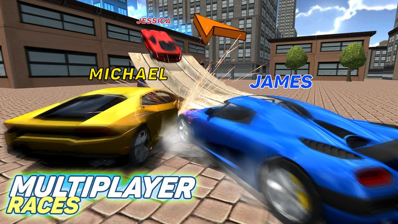 Multiplayer Driving Simulator APK MOD imagen 1