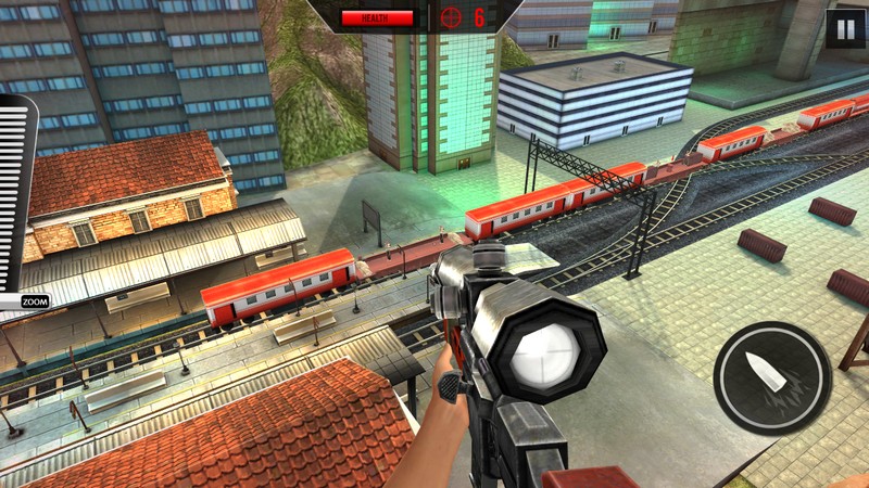 Sniper 3D Train Shooting Game APK MOD imagen 4
