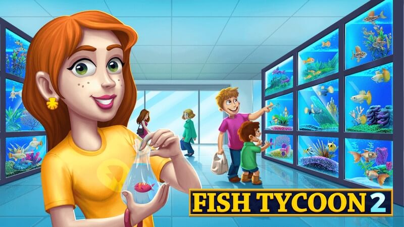 Fish Tycoon 2 Virtual Aquarium APK MOD imagen 1