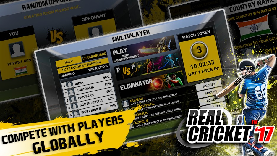 Real Cricket™ 17 APK MOD Imagen 2