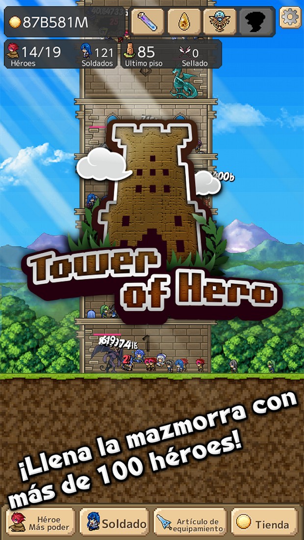 Tower of Hero MOD APK (Dinero infinito) v2.0.9