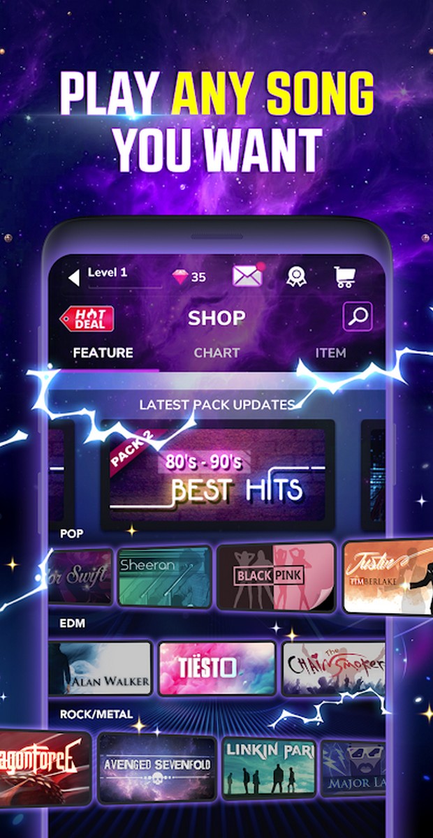 Tap Tap Reborn 2: Popular Song Rhythm Game APK MOD (Rubíes infinitos) v3.0.9