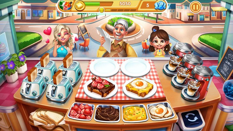 Cooking City - crazy restaurant game APK MOD imagen 1