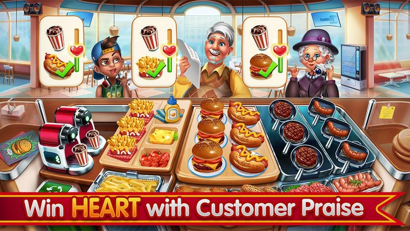 Cooking City - crazy restaurant game APK MOD imagen 2