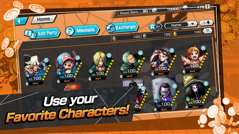 One Piece Bounty Rush APK MOD (Inimigos bobos) v64100 - 2023 Baixar