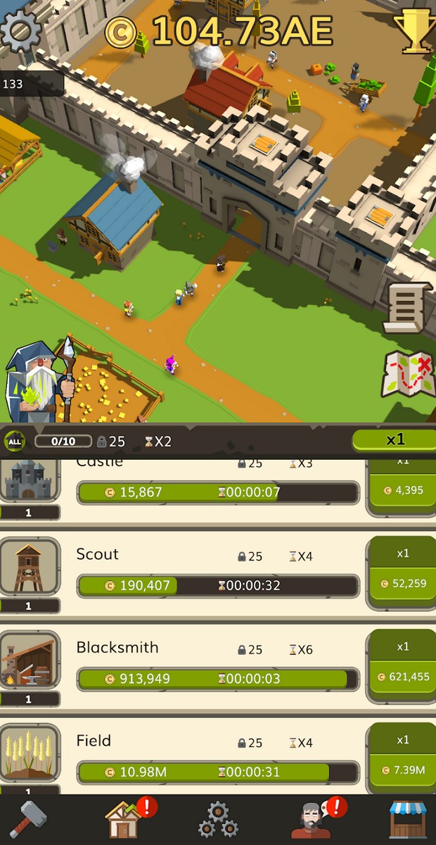 Idle Medieval Tycoon imagen 1
