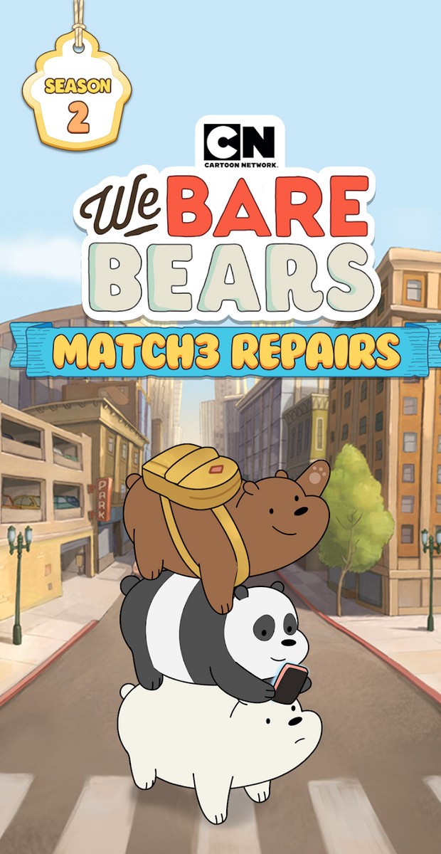 We Bare Bears Match3 Repairs APK MOD imagen 1