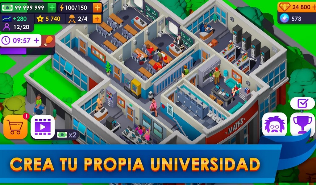 University Empire Tycoon APK MOD imagen 2