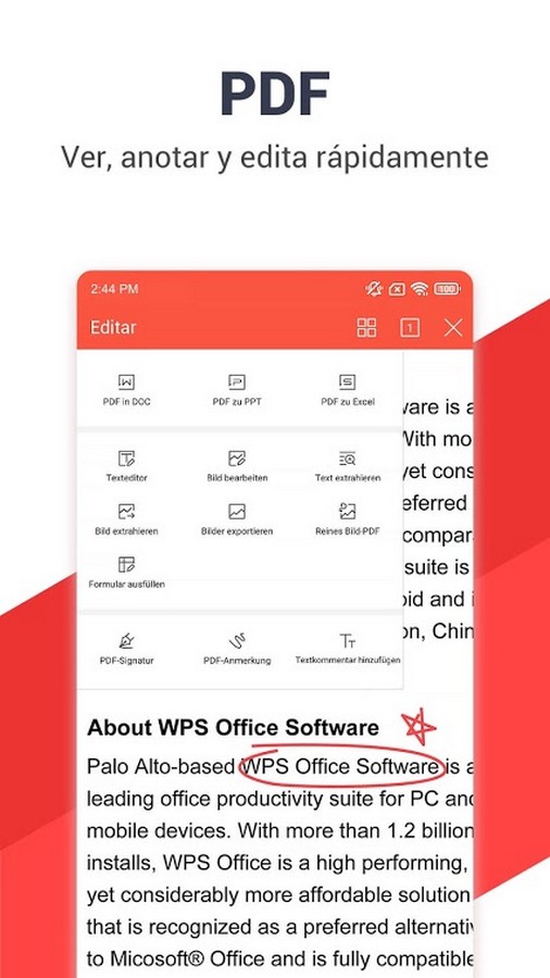 WPS Office Premium APK + MOD (GRATIS) Ultima versión v17.1